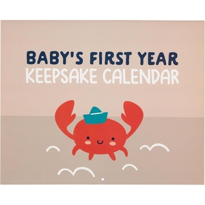 image:imageCR Gibson Little Darling Baby Milestone Calendar  Babys First Year Memory Keepsake CalendarWorld is Your Oyster