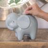 image:imageCarters BB123443 Elephant Ceramic Piggy Bank for Kids 81 W x 68 H