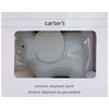 image:imageCarters BB123443 Elephant Ceramic Piggy Bank for Kids 81 W x 68 H