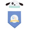 image:imageCR Gibson Blue Big Brother Dog and Baby Beanie and Bandanna 2 Piece Set Beanie 06 Months