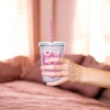 image:imageCR Gibson Insulated Drink Tumblers  Super Kids Double Walled Acrylic Tumbler with Lid amp Straw 10Ounce Big BrotherPink  Big Sister