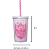 image:imageCR Gibson Insulated Drink Tumblers  Super Kids Double Walled Acrylic Tumbler with Lid amp Straw 10Ounce Big BrotherSuper Big Sister
