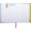 image:imageFitlosophy Black Leatherette live life fit Daily Planner Notebook 8 x 10Planner