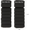 image:imageFitlosophy FAW24439 Adjustable 1Pound Ankle and Wrist Weights for Home Workouts Black 2pcs