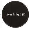 image:imageFitlosophy FDS24437 Fitness and Exercise Disc Core Slider Set 7 Diameter Black 2pcs