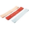 image:imageFitlosophy FRB24428 Low Medium and High Fabric Resistance Band Set Pink Blue and Red 3pcs