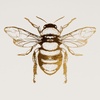 image:imageCR Gibson Honeycomb Hive Gold Foil Dinner Plates TW1225361 Medium 8 Count
