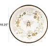 image:imageCR Gibson Honeycomb Hive Gold Foil Lunch Plates 8 Count TW1325361 MediumMedium