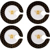 image:imageCR Gibson Honeycomb Hive Mingling Plate Set 49 Piece QAPS325361