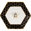 image:imageCR Gibson Honeycomb Hive Gold Foil Dinner Plates TW1225361 Medium 8 Count