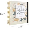image:imageCR Gibson Kitchen Notebook  Spiral Bound Hard Cover Recipe Diary Family Cook Book 85 x 95 LemonsLemons