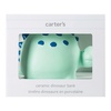image:imageCarters BB123289B Dinosaur Ceramic Piggy Bank for Kids 8 W x 75 H