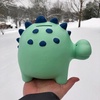 image:imageCarters BB123289B Dinosaur Ceramic Piggy Bank for Kids 8 W x 75 H