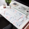 image:imageCR Gibson Desk Pad Leatherette Protector Blotter for Laptop Computers Keyboards MousePadColorful Dots