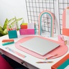 image:imageCR Gibson Desk Pad Leatherette Protector Blotter for Laptop Computers Keyboards MousePadKailo Chic Colorblock