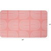 image:imageCR Gibson Desk Pad Leatherette Protector Blotter for Laptop Computers Keyboards MousePadPink and White Rainbows