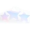 image:imageCR Gibson Kailo Chic Acrylic Iridescent Stars Set of 3  Sparkling Acrylic Decorations for Holiday amp Party Decor