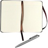 image:imageCR Gibson Genuine Bonded Leather Journal By Markings Smyth Sewn Binding 192 Ivory Colored Ruled Pages Pocket On Inside Back Cover Measures 35 x 55  Small Brown MJ34792