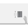 image:imageCR Gibson GMT24051 TriFold Writing Journal Notebook with Tassel Bookmark 244 Lined Pages 625 W x 85 H Leatherette Stone Gray