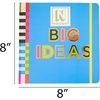 image:imageCR Gibson J3N1S25650 Signature N Squared Big Ideas 3in1 Blank Dot Grid and Lined Journal with 480 Pages 85 x 85 MulticolorBig Ideas