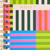 image:imageCR Gibson MJN225500 Signature Checkerboard Twin Wire 3in1 Blank Dot Grid and Lined Journal with 480 Pages 85 x 85 MulticolorStripes