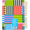 image:imageCR Gibson MJN225500 Signature Checkerboard Twin Wire 3in1 Blank Dot Grid and Lined Journal with 480 Pages 85 x 85 MulticolorStripes