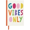 image:imageCR Gibson Multicolor Good Vibes Only Hardcover Journal Notebook for Girls 6 W x 85 L 160 Pages