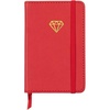 image:imageCR Gibson Red Diamond Leatherette Small Journal Notebook for Girls 35 W x 55 L 192