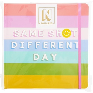 image:imageCR Gibson J3N1S25650 Signature N Squared Big Ideas 3in1 Blank Dot Grid and Lined Journal with 480 Pages 85 x 85 MulticolorStriped