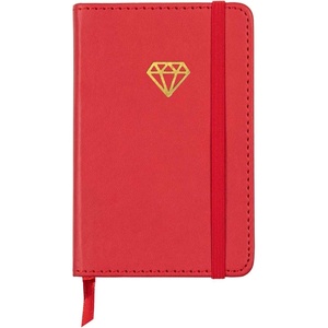 image:imageCR Gibson Red Diamond Leatherette Small Journal Notebook for Girls 35 W x 55 L 192