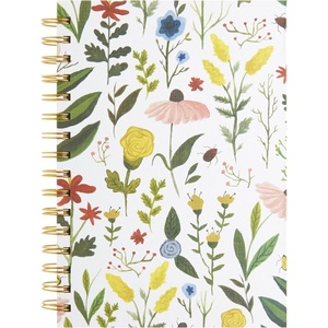 image:imageCR Gibson Romantic Floral Spiral Notebook and Pen Set 160 pgsRomantic