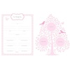 image:imageCR Gibson Pink and White Sweet Baby Girl Bound First Five Years Baby Book 64pgs 10 W x 1175 HPink  White