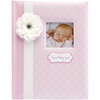 image:imageCR Gibson Pink and White Sweet Baby Girl Bound First Five Years Baby Book 64pgs 10 W x 1175 HPink  White