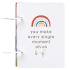 image:imageCR Gibson Rainbow You Make Every Moment Bright OnTheGo Memory Baby Book Binder 25 Cards 43 W x 575 H