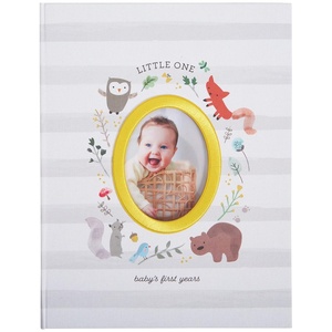 image:imageCR Gibson B224546 Little One Woodland Gender Neutral Baby Memory Book 875 W x 113 L with 64 Pages Multicolor