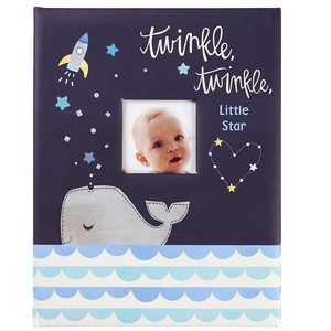 image:imageCR Gibson Twinkle Twinkle Little Star Blue Baby Memory Book for Boys 48 Pages 91 x 115Blue