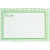 image:imageCR Gibson Recipe Card and Box Set  Vintage Style Tin Recipe Box with 40 Cards and 12 Dividers 42 x 66 ForageStrawberry Fields