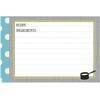 image:imageCR Gibson White Blue Striped Recipe Box with Tab Dividers and Coordinating Recipe Cards 53pc 65 W x 475 H x 425 D