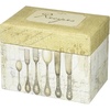 image:imageCR Gibson Rustic Recipe Box with Tab Dividers and Coordinating Recipe Cards 53pc 65 W x 475 H x 425 D