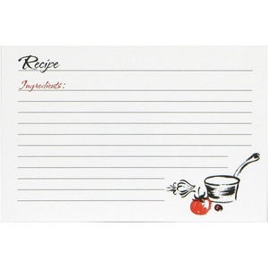image:imageCR Gibson Recipe Card File Box Comes With 40 4 by 6 Blank Recipe Cards 65 W x 475 L x 425 HRecipe Cards 4 x 6