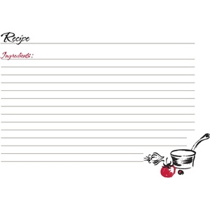 image:imageCR Gibson Recipe Card File Box Comes With 40 4 by 6 Blank Recipe Cards 65 W x 475 L x 425 HRecipe Cards 5 x 7
