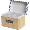 image:imageCR Gibson Black Gourmet Recipe Box with Tab Dividers and Coordinating Recipe Cards 53pc 65 W x 475 H x 425 DArt of Cooking