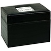 image:imageCR Gibson Black Gourmet Recipe Box with Tab Dividers and Coordinating Recipe Cards 53pc 65 W x 475 H x 425 DInitial Gourmet