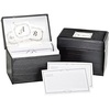 image:imageCR Gibson Black Gourmet Recipe Box with Tab Dividers and Coordinating Recipe Cards 53pc 65 W x 475 H x 425 DInitial Gourmet