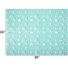 image:imageThe Gift Wrap Company 58189227 Party Animals Flat Gift Wrapping Paper Sheet Set 30 x 23 Multicolor 3 PiecesHoliday Teal Multicolor