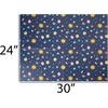image:imageThe Gift Wrap Company 58189227 Party Animals Flat Gift Wrapping Paper Sheet Set 30 x 23 Multicolor 3 PiecesNavy Blue