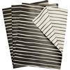 Striped Black and Crème
