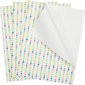 image:imageThe Gift Wrap Company 58189227 Party Animals Flat Gift Wrapping Paper Sheet Set 30 x 23 Multicolor 3 PiecesDots Multicolor