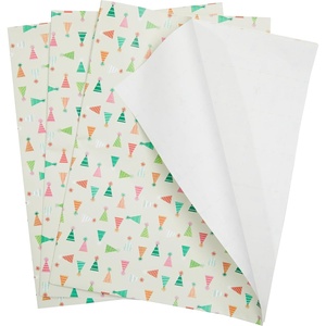 image:imageThe Gift Wrap Company 58189227 Party Animals Flat Gift Wrapping Paper Sheet Set 30 x 23 Multicolor 3 PiecesParty Hats Multicolor