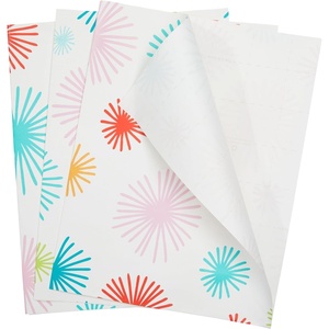 image:imageThe Gift Wrap Company 58189227 Party Animals Flat Gift Wrapping Paper Sheet Set 30 x 23 Multicolor 3 PiecesPom Pom White Multicolor